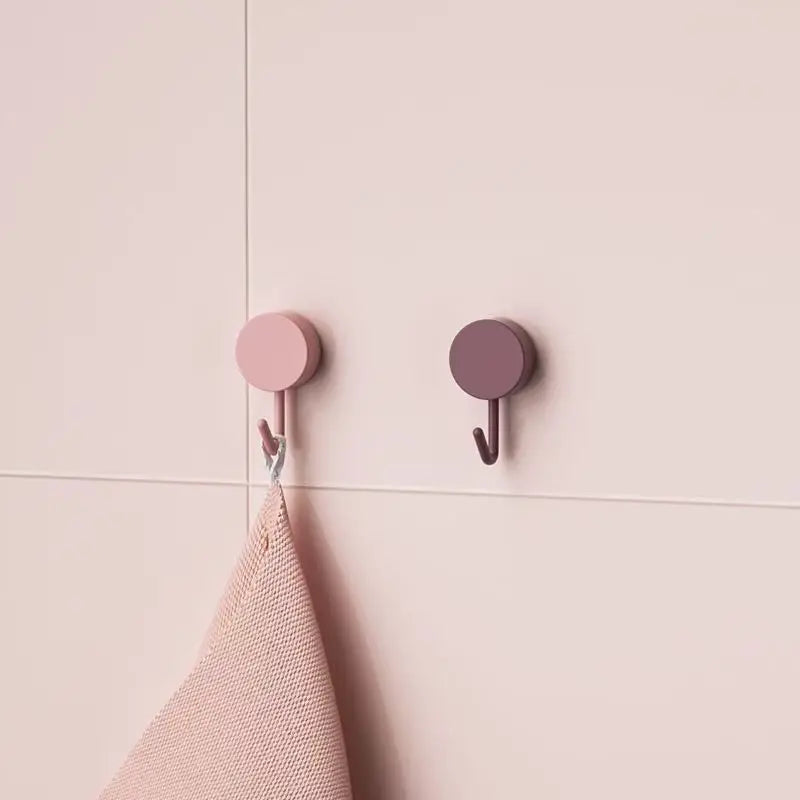 10-Pack Mini Adhesive Hooks - Mixed Color Multi-Purpose Hangers