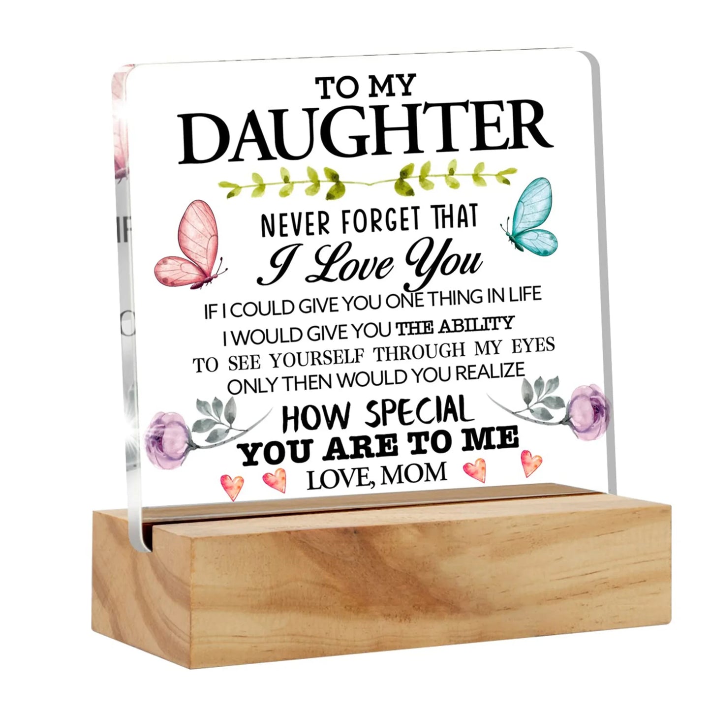 Inspirational Acrylic Motivational Decorative Sign
