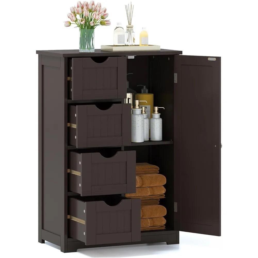 Bathroom, Multifunctional Storage Cabinet