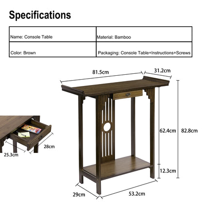 32" Console Accent Entryway Table