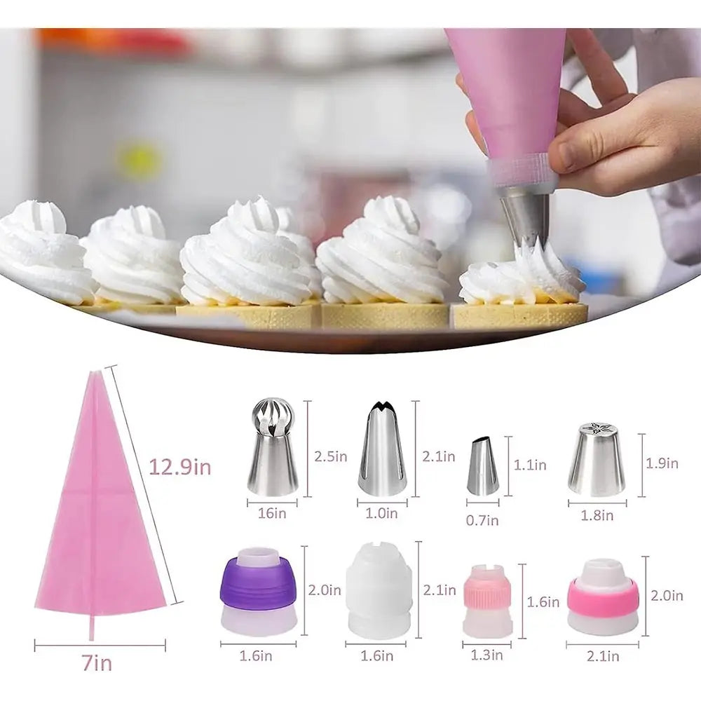 359pcs Cake Decorating  Set, with 66 Tips and Piping Bags