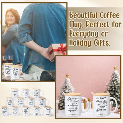 Sets Christian Coffee Mugs Gifts, Bible Verse Coffee Mugs 12 oz