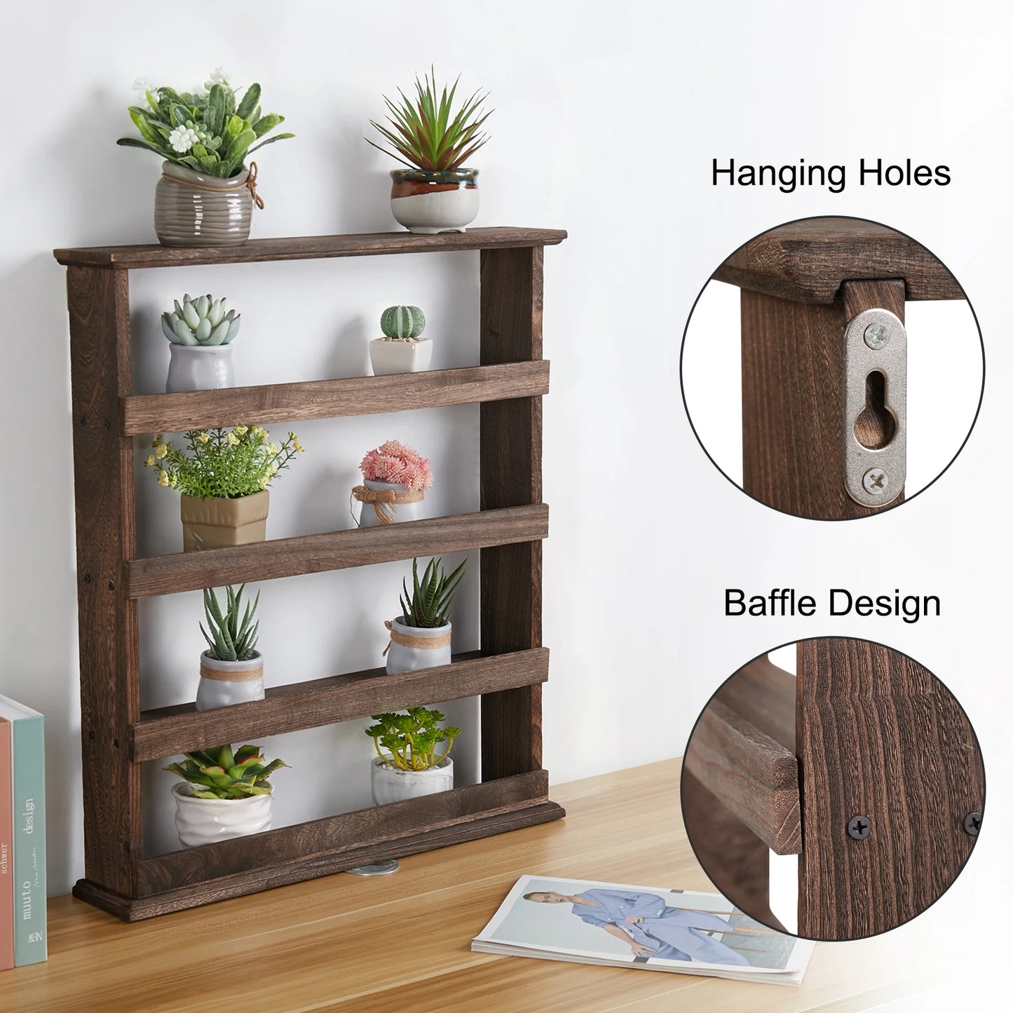 Wooden Spice Rack