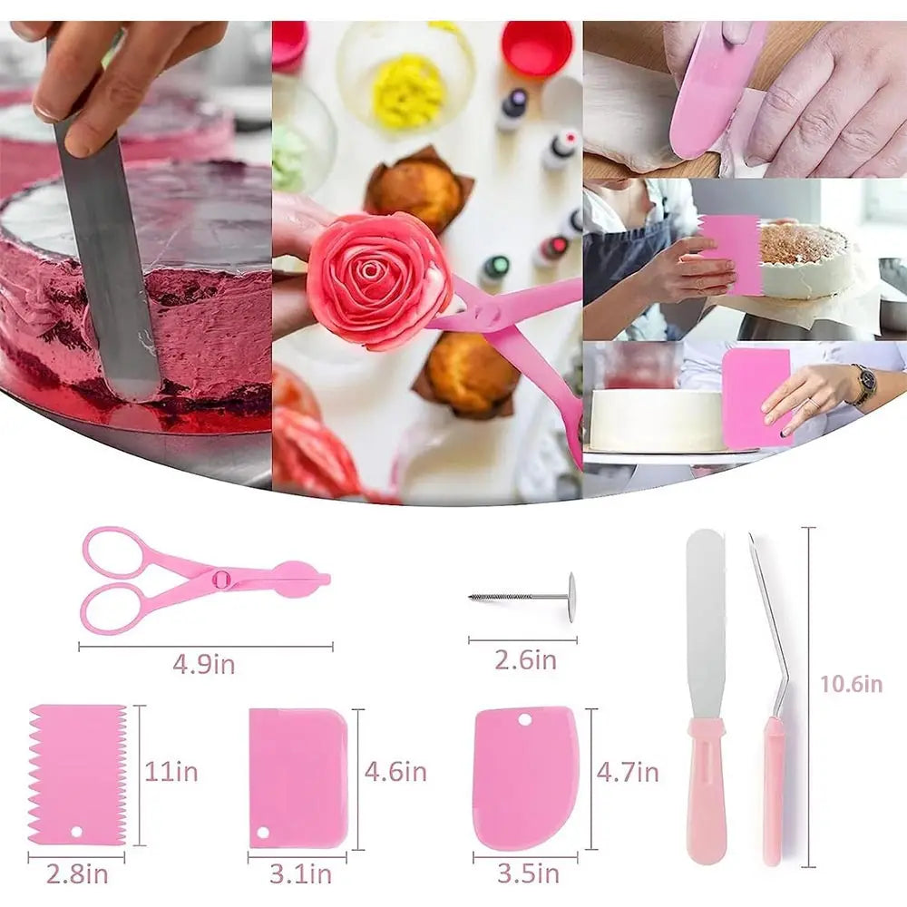359pcs Cake Decorating  Set, with 66 Tips and Piping Bags