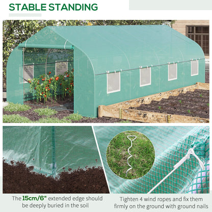 20' X 10' X 7' Large Walk-In Green House
