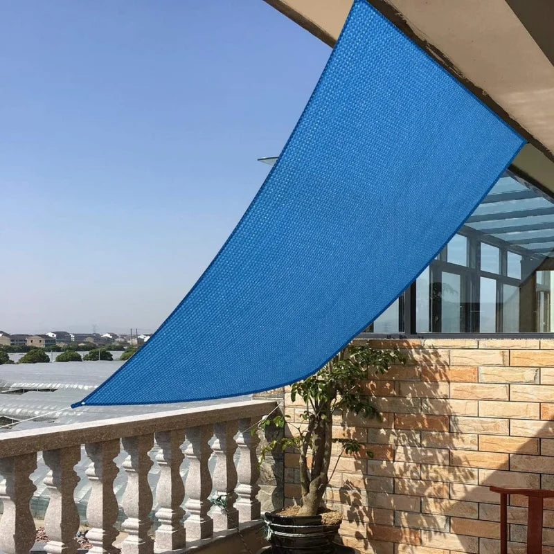 20'×22' Blue Rectangle Shade Canopy, Heavy Duty Commercial Grade