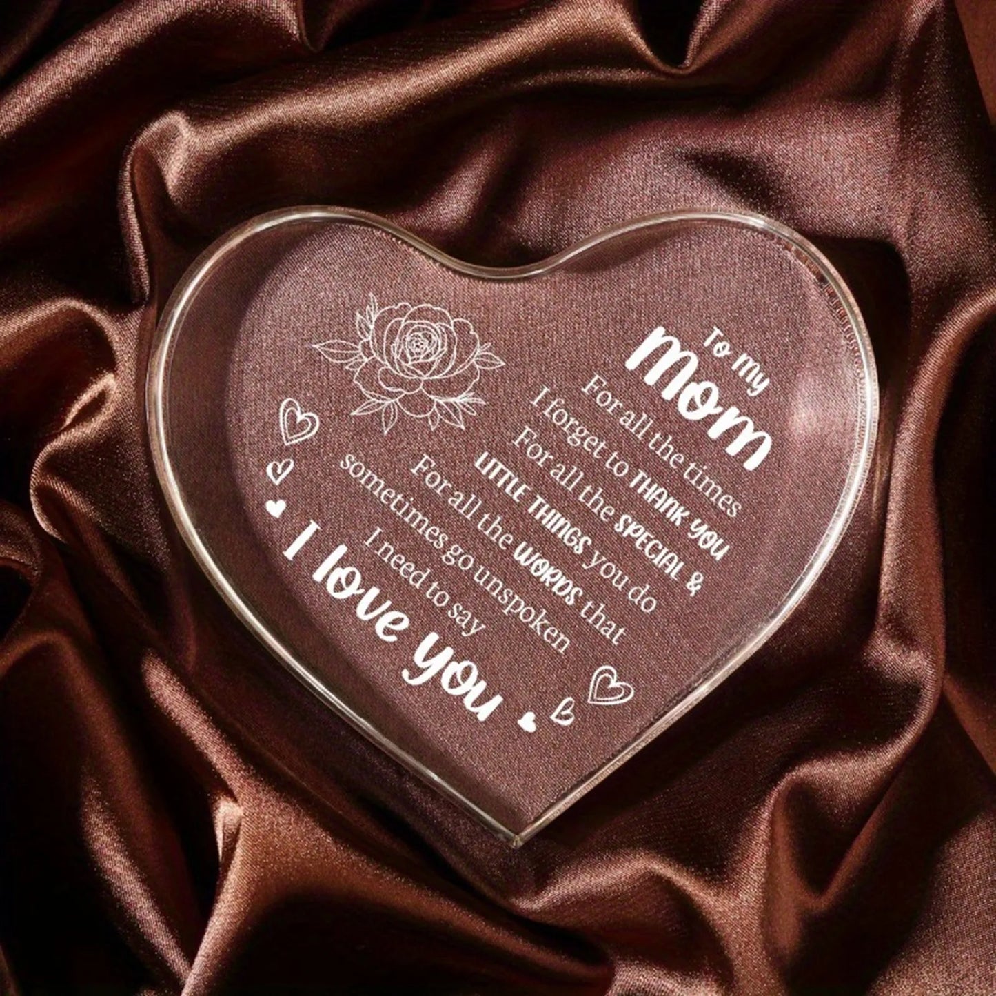 Heart Shaped Plaque Mother