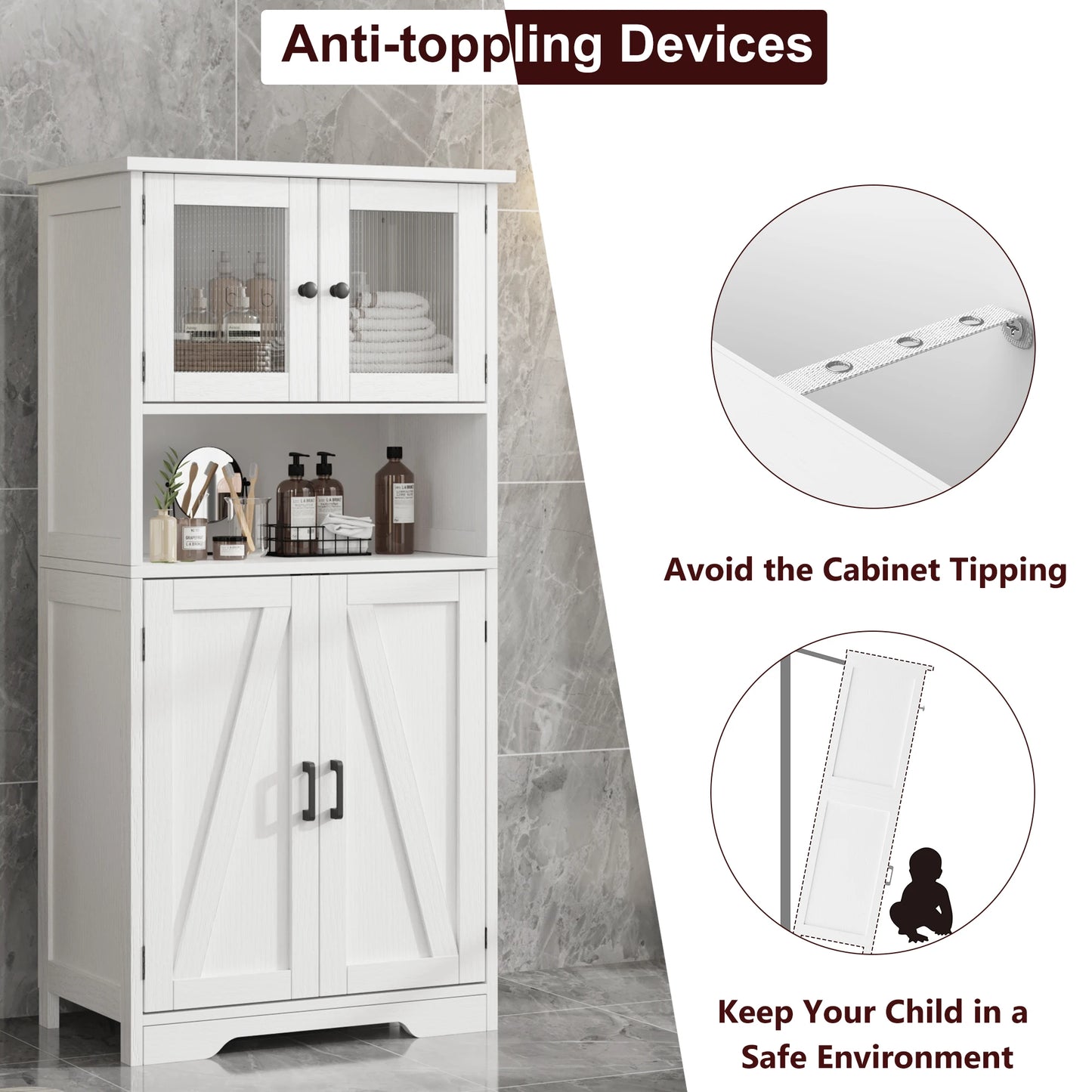 Free Standing Kitchen Pantry Cupboard