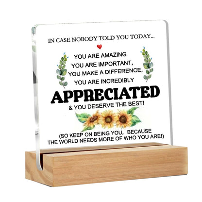 Inspirational Acrylic Motivational Decorative Sign
