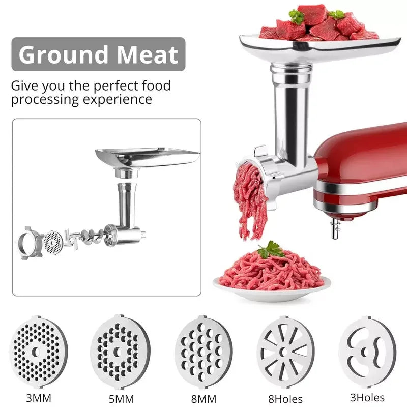 Stainless Steel Grinder Attachment For KitchenAid Stand Mixer