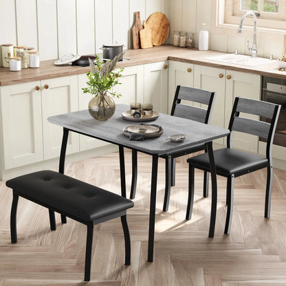4 Piece Dining Furniture Set, Upholstered