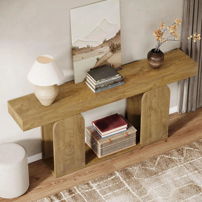 70.9-Inch Extra Long Farmhouse Console Table