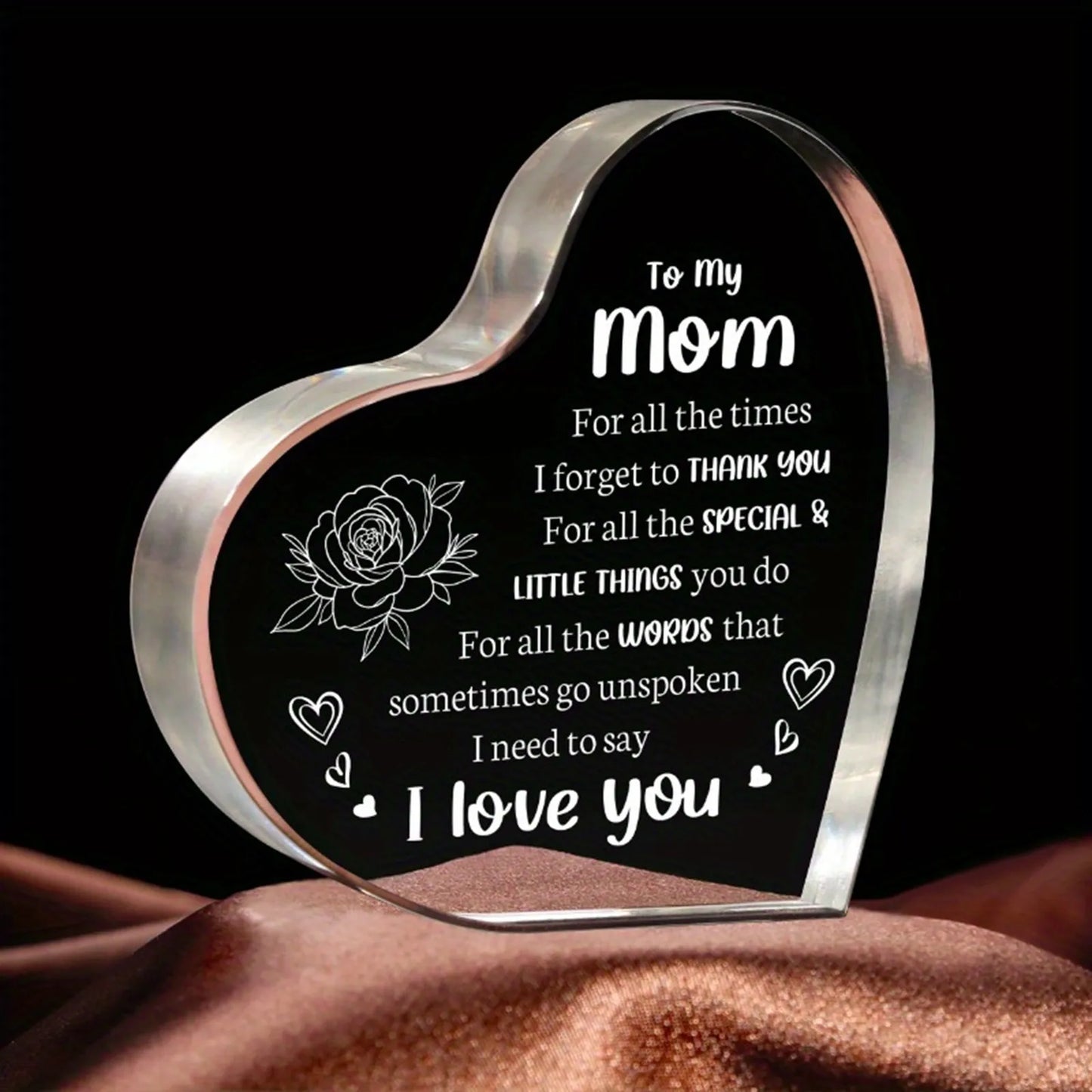 Heart Shaped Plaque Mother
