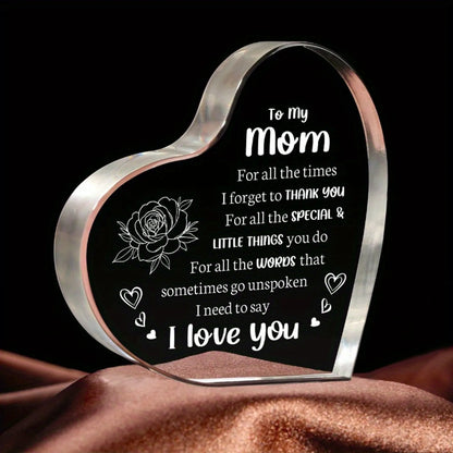 Heart Shaped Plaque Mother