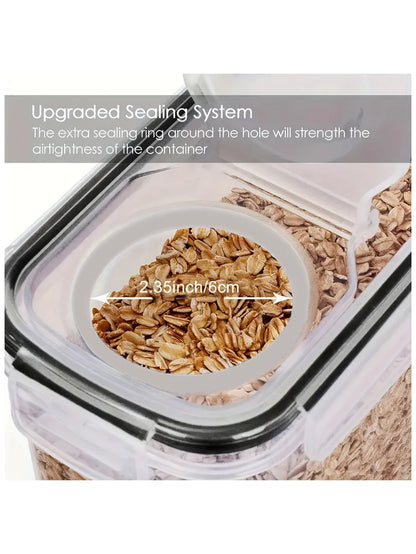 4pcs  Large Food Storage Containers With Lids
