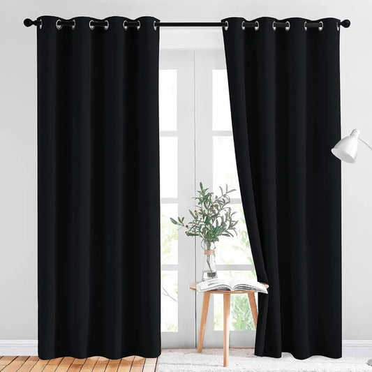 1PC 90% Blackout Curtain, Light Reducing Shade Drapes