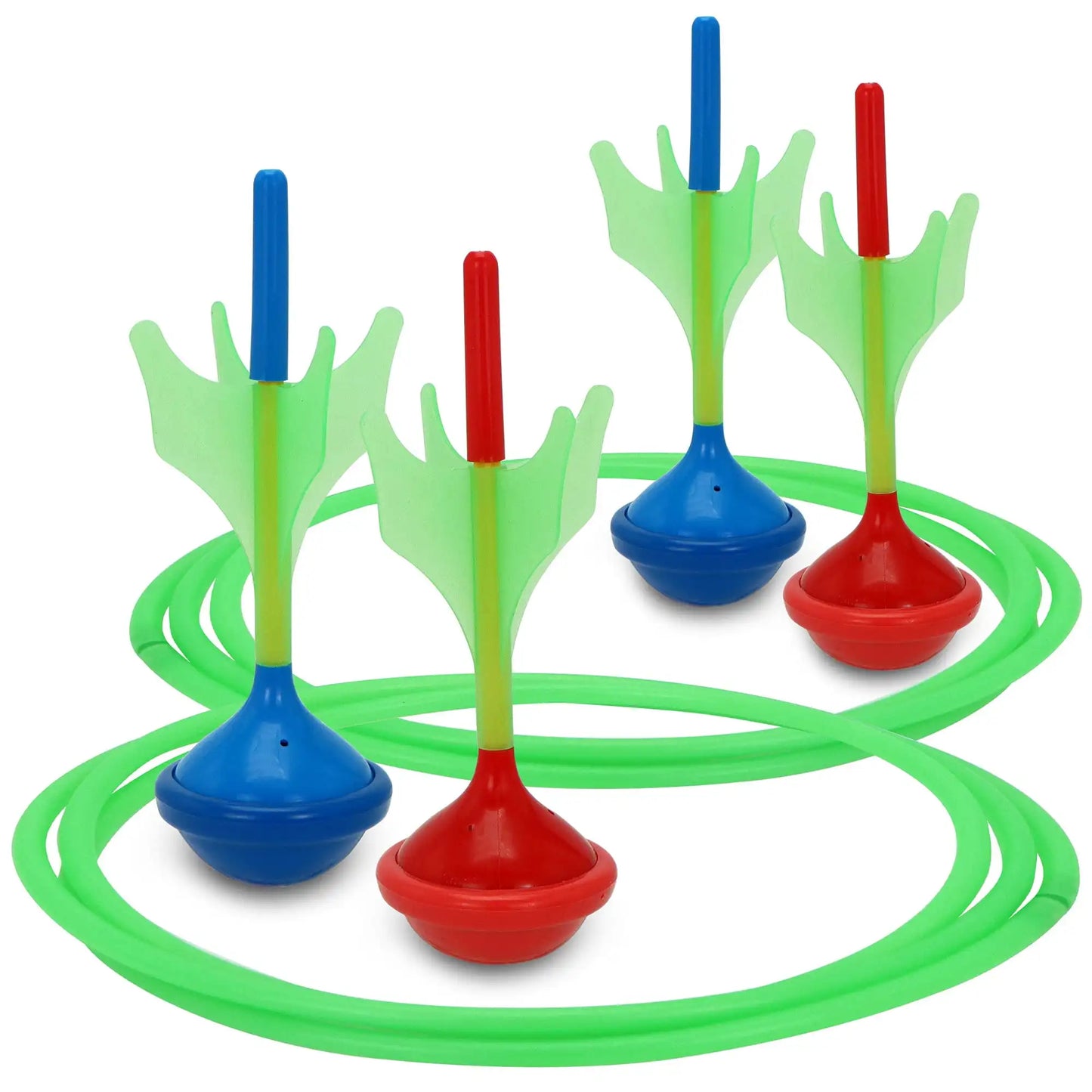 6Pcs Lawn Dart Set, Glow in The Dark
