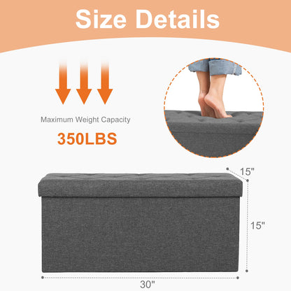 Folding Ottoman, Strong Load-bearing Capacity