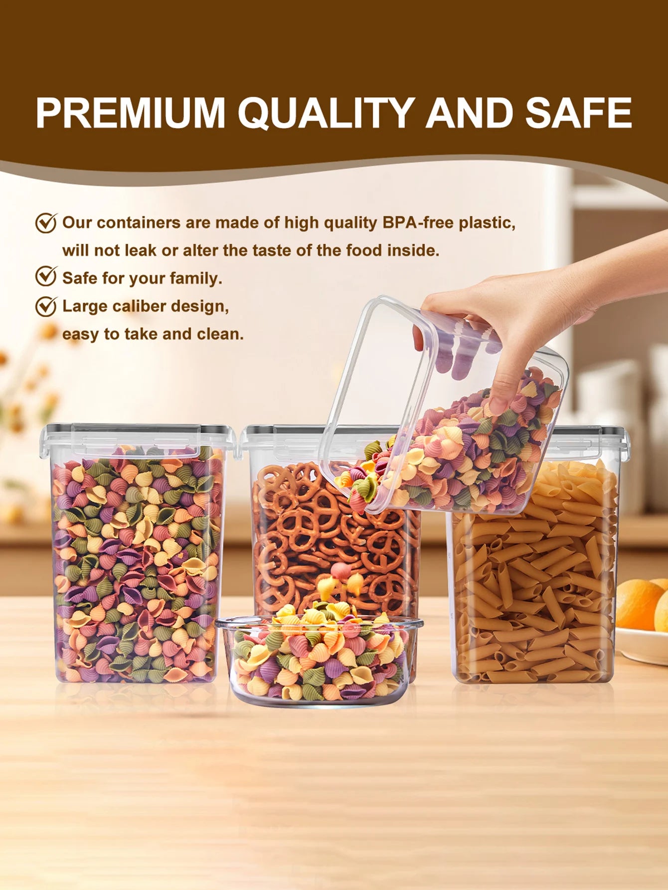 48pcs,Sealed food storage containers with LIDS