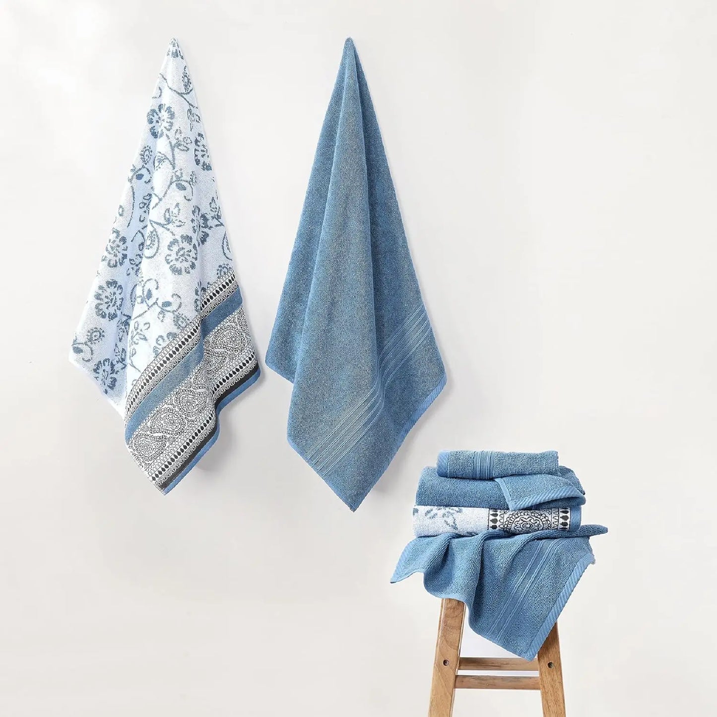 6-Piece Towel Set in Ophelia Blue