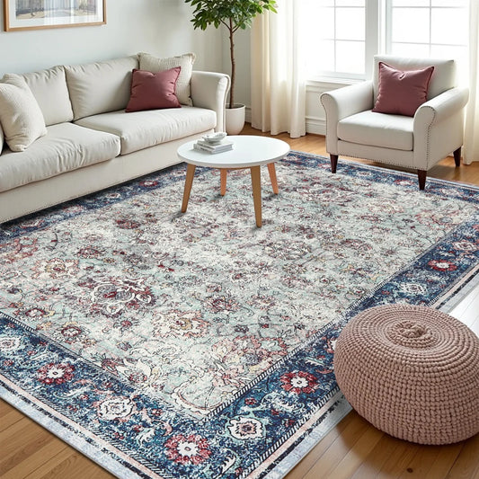 Vintage Area Rug Washable