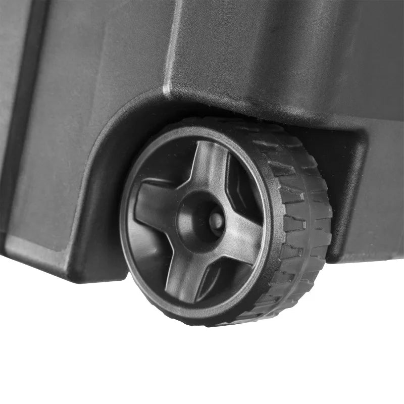 40 Gallon Wheeled Tote Plastic,  Set of 2