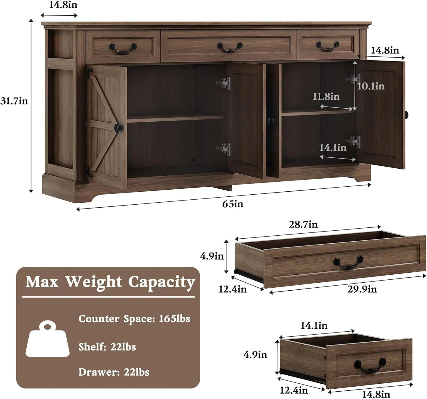 Wooden Storage Cabinet