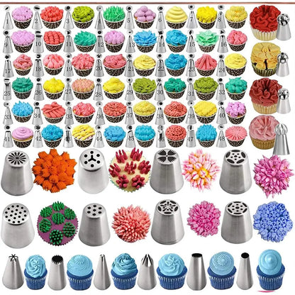 359pcs Cake Decorating  Set, with 66 Tips and Piping Bags