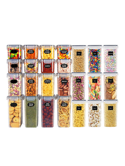48pcs,Sealed food storage containers with LIDS