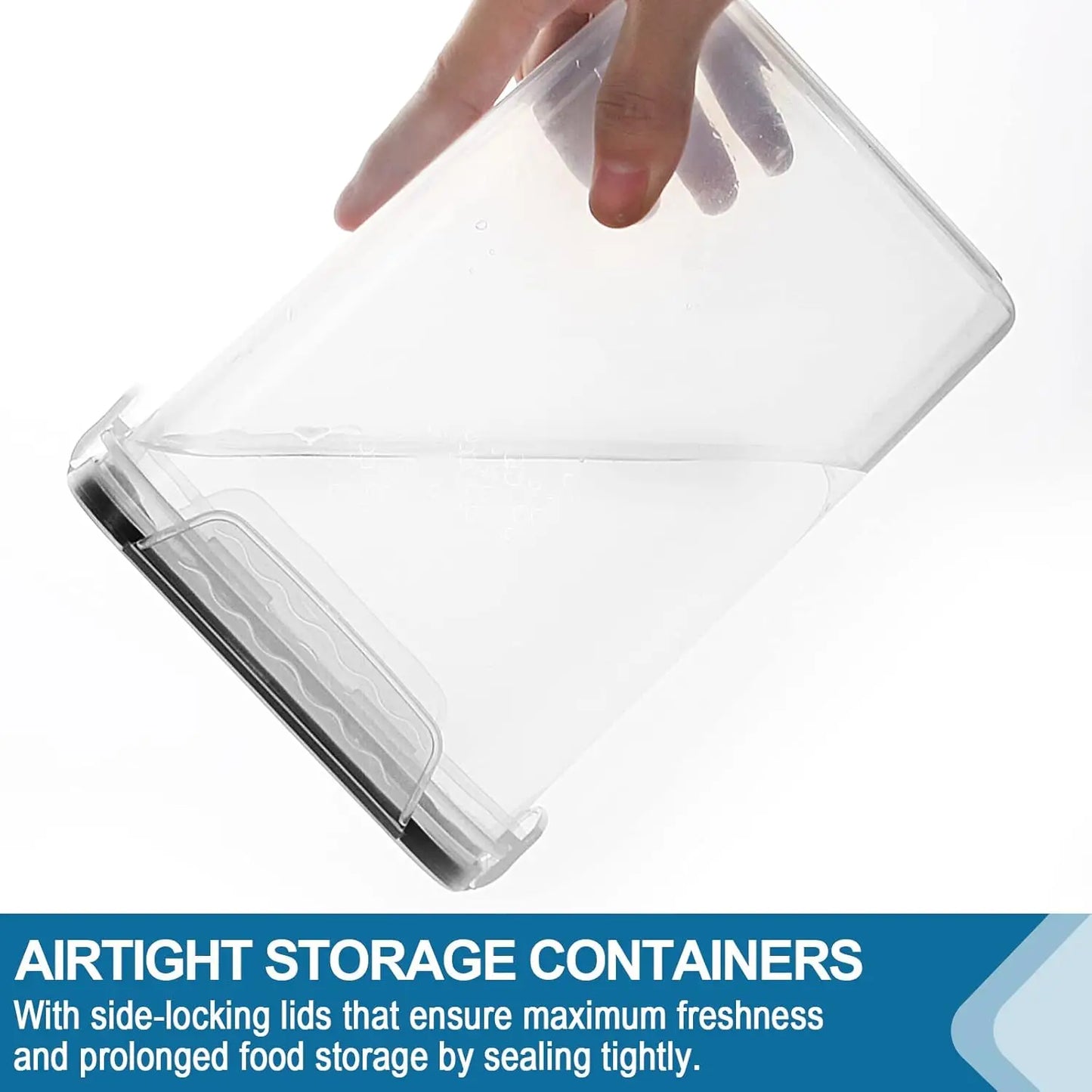 Large Airtight Food Storage Containers, 10-Pack