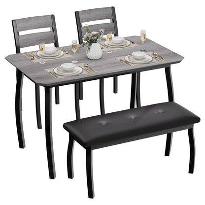 4 Piece Dining Furniture Set, Upholstered