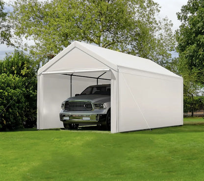 Carport 10x20 Ft Heavy Duty Steel Canopy Storage Shed