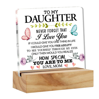 Inspirational Acrylic Motivational Decorative Sign