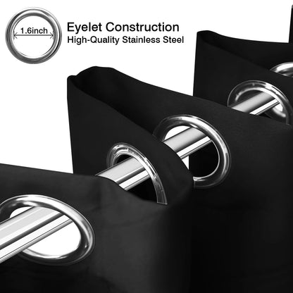 1PC 90% Blackout Curtain, Light Reducing Shade Drapes