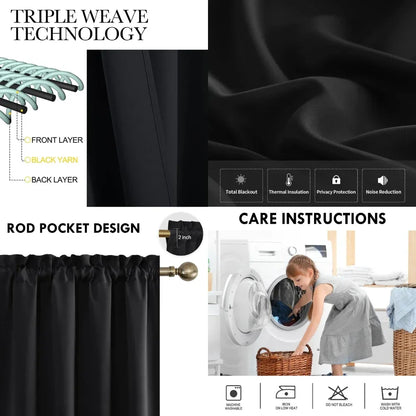 1 Panel Blackout Curtains