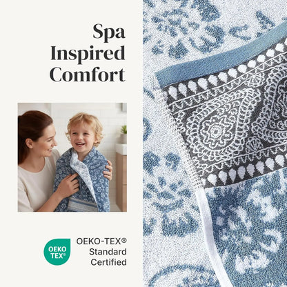 6-Piece Towel Set in Ophelia Blue