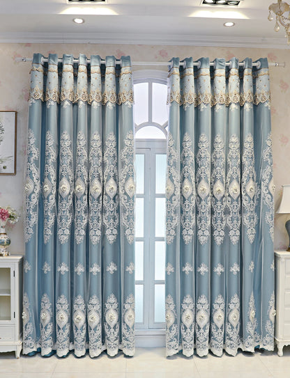 1PC Curtains dual-layer design for privacy and light control