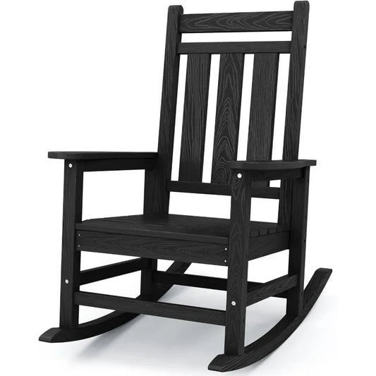 Patio Rocking Chairs, Oversized, All-Weather, HDPE
