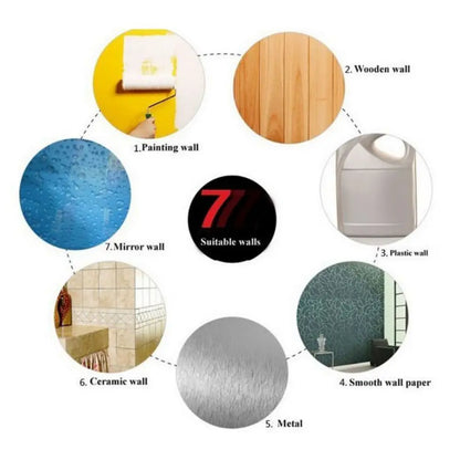 3D Wall Stickers DIY Removable Art Vinyl