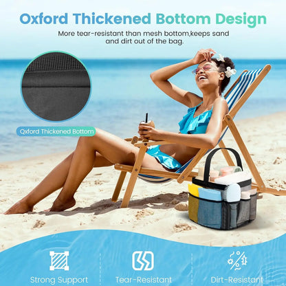 Mesh Shower Caddy with 9 Pockets, Quick Dry