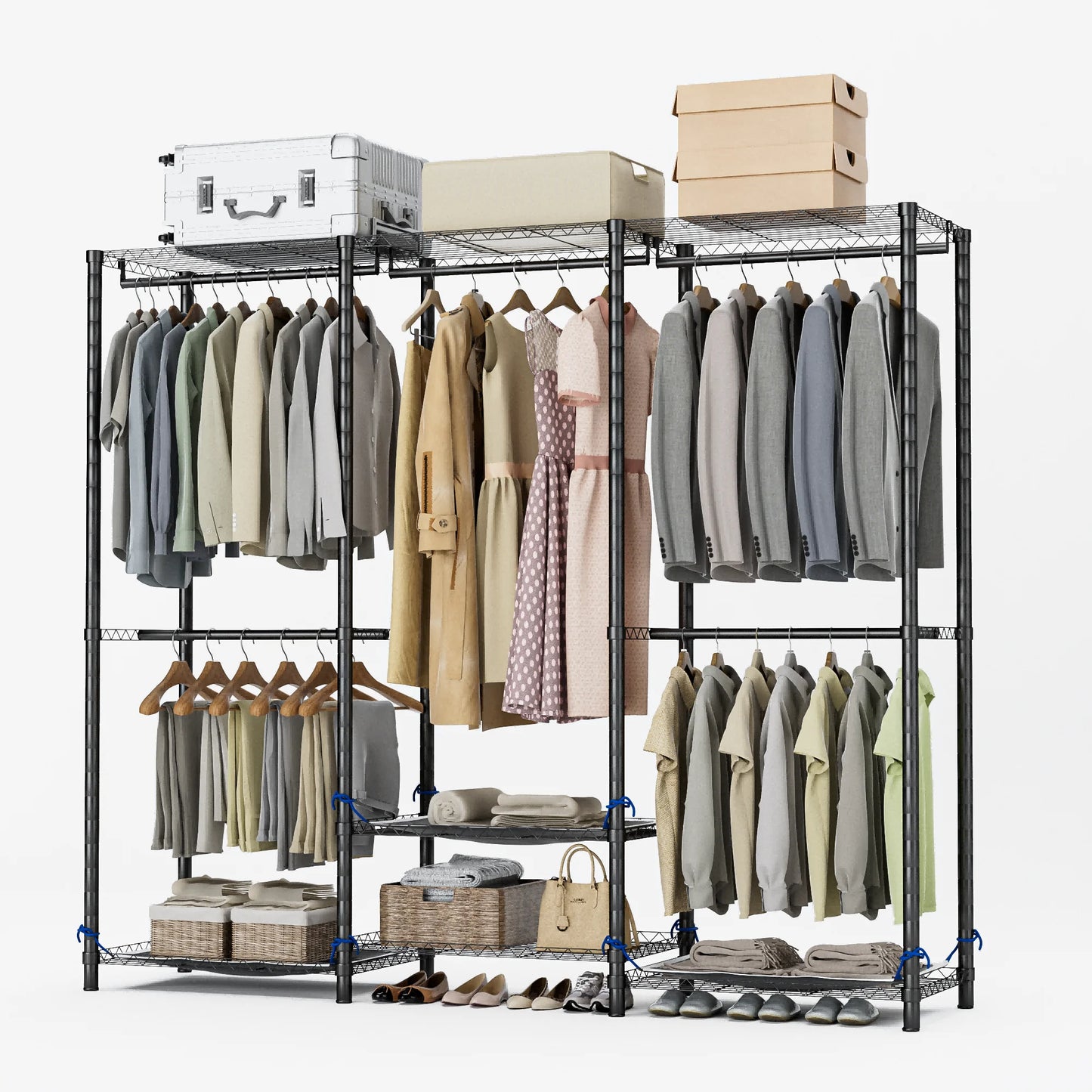 Wardrobe, Storage, Freestanding, Portable, Heavy Duty