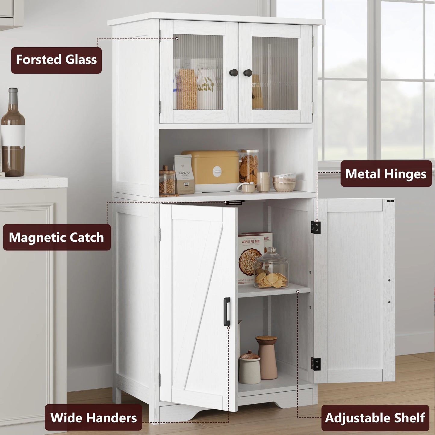 Free Standing Kitchen Pantry Cupboard