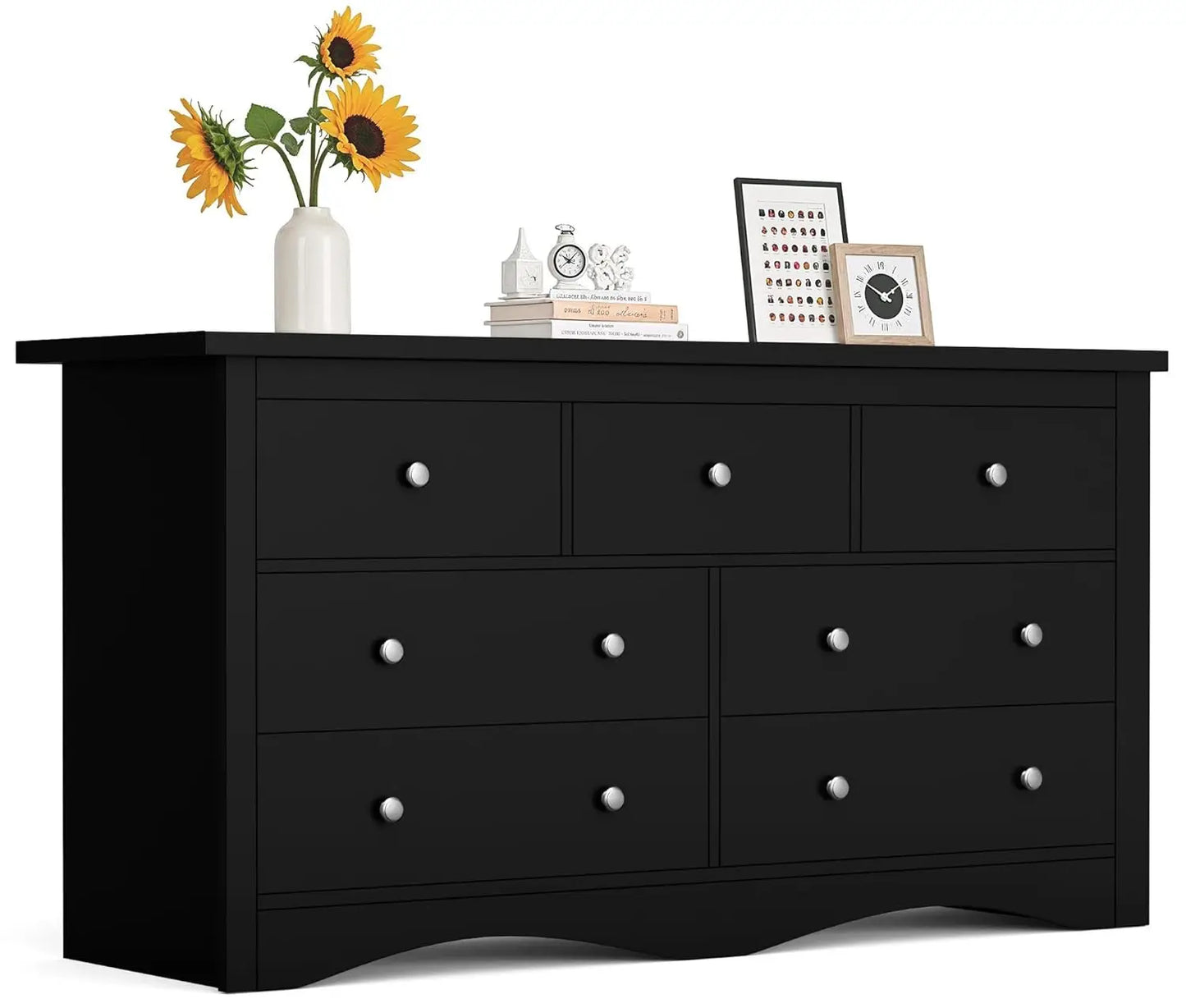 Wood Chest of Drawers, Dresser