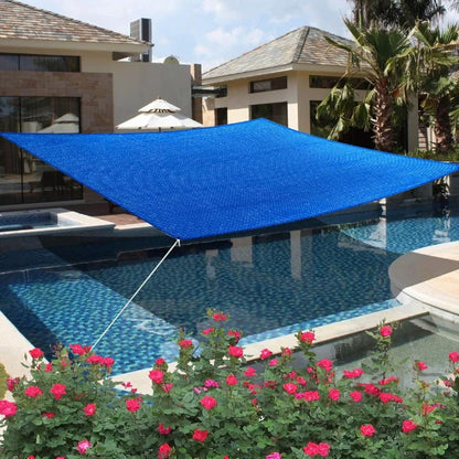 20'×22' Blue Rectangle Shade Canopy, Heavy Duty Commercial Grade