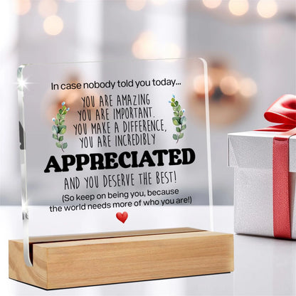 Inspirational Acrylic Motivational Decorative Sign