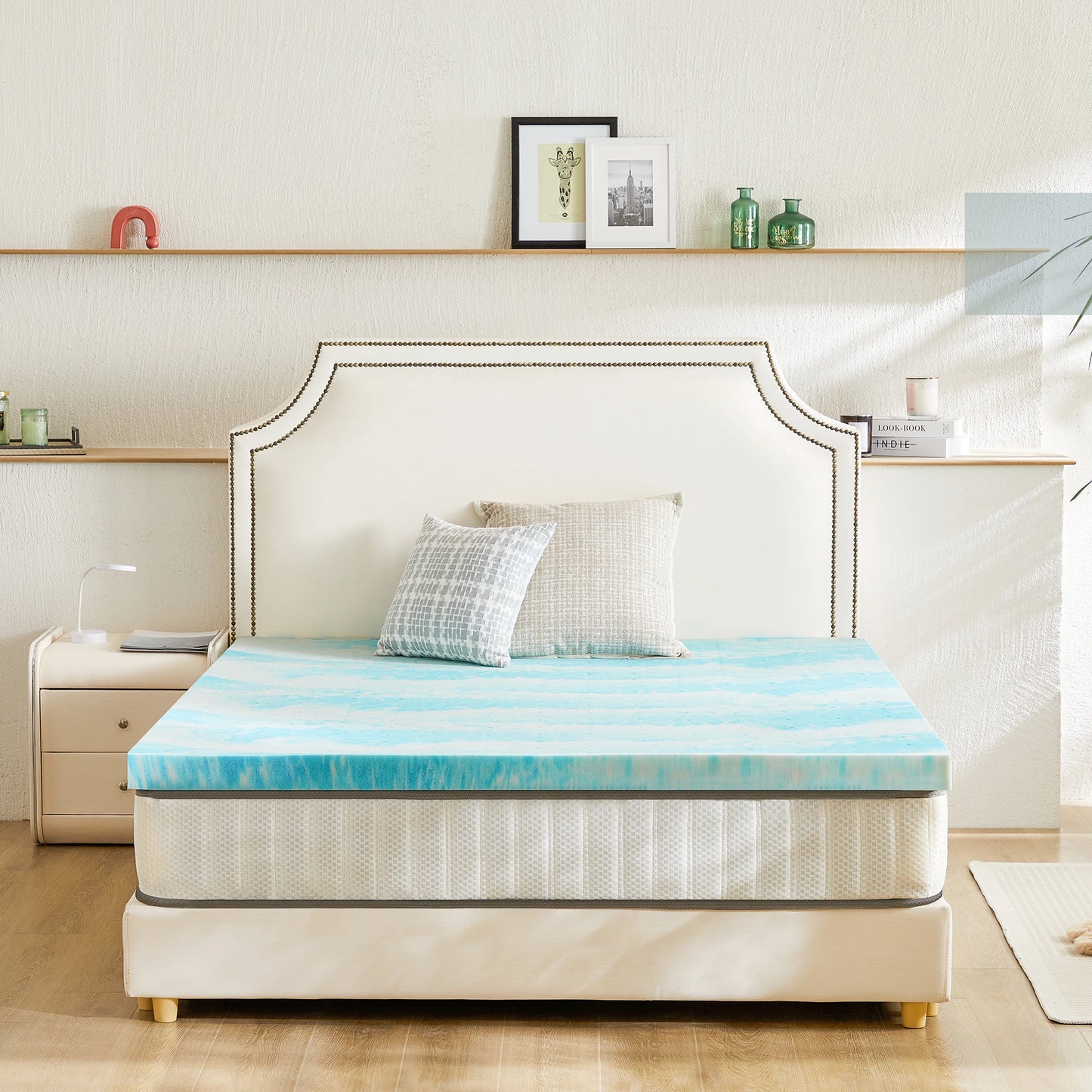 2-4 Inch Memory Foam Soft Mattress Topper