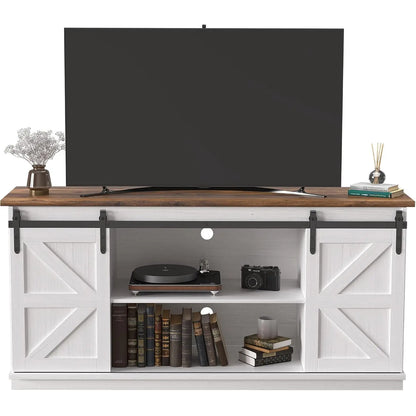 Entertainment Center with Storage Cabinets