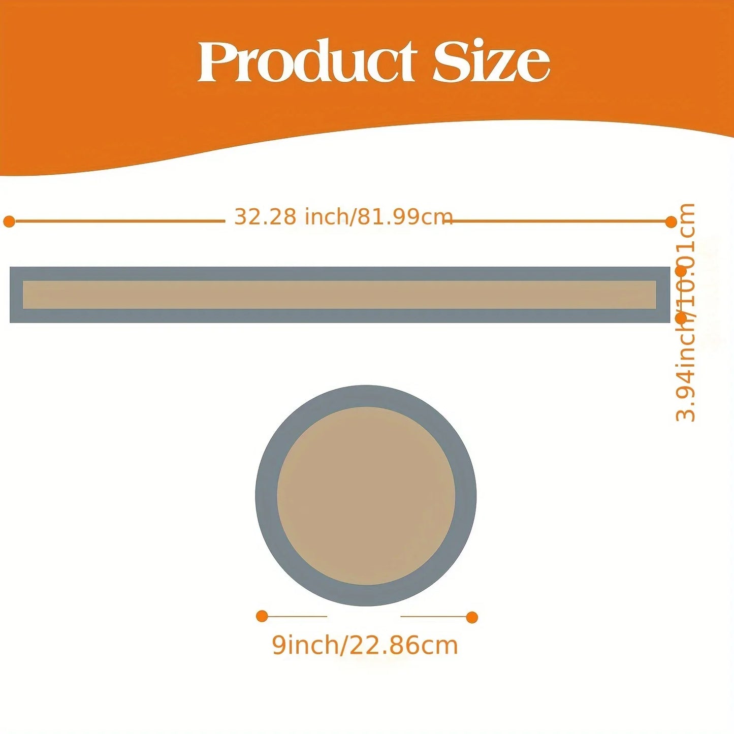 Silicone Baking Pad Suitable for Springform Flat Bottom, Easy To Clean