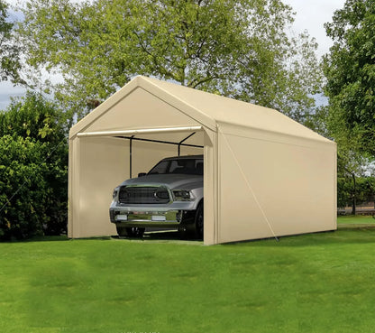 Carport 10x20 Ft Heavy Duty Steel Canopy Storage Shed