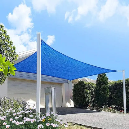 20'×22' Blue Rectangle Shade Canopy, Heavy Duty Commercial Grade